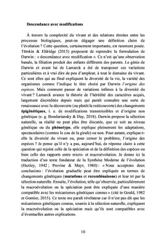 Évolution