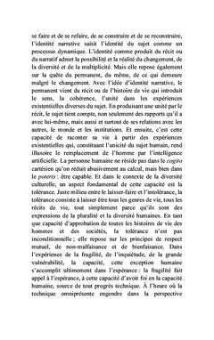 De l'éthique de l'agir pour un vivre-ensemble harmonieux