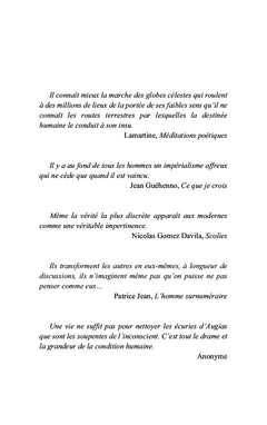 Homme de gauche au bord de l'excommunication