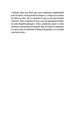 Homme de gauche au bord de l'excommunication