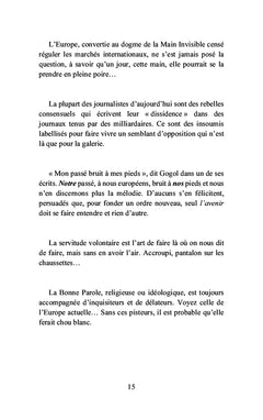 Homme de gauche au bord de l'excommunication
