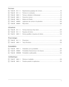 Cahier de calcul en maths Seconde