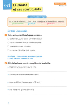 En route pour le Français - CM - Cahier de grammaire-orthographe - Parcours orange - Ed. 2026