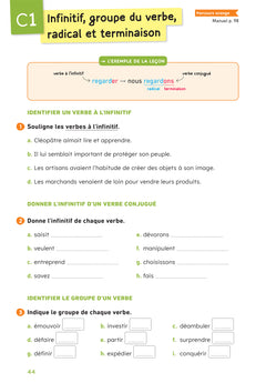 En route pour le Français - CM - Cahier de grammaire-orthographe - Parcours orange - Ed. 2026