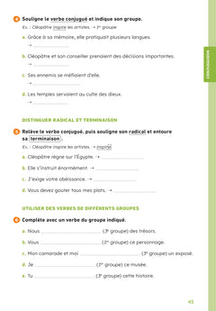 En route pour le Français - CM - Cahier de grammaire-orthographe - Parcours orange - Ed. 2026