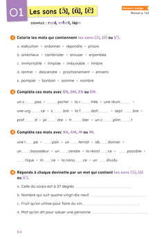 En route pour le Français - CM - Cahier de grammaire-orthographe - Parcours orange - Ed. 2026