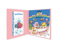 Coloriages Mes petits amis Mes moments cosy - pochette avec feutres pailletés