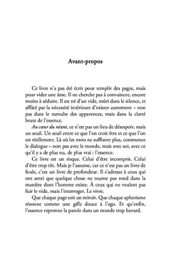 Au coeur du néant