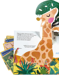 À la découverte de la savane - Un livre pop-up