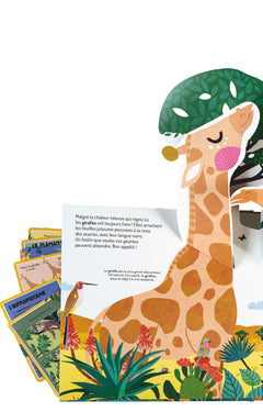 À la découverte de la savane - Un livre pop-up