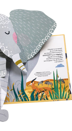 À la découverte de la savane - Un livre pop-up