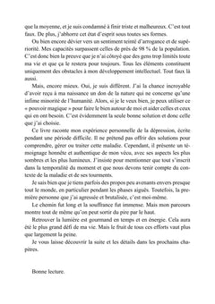 L'Enfer et la Lumière - Chronologie d'une dépression
