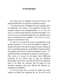 À en croire les autres