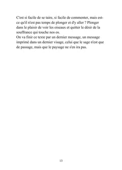 À en croire les autres