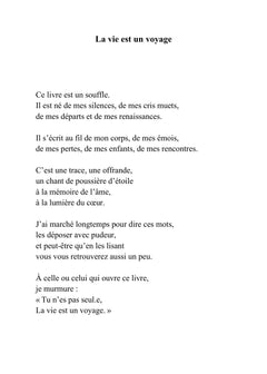 La vie est un voyage