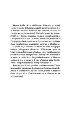 Quand l'homme n'aura plus de place pour la nature, la nature en aura-t-elle pour lui ?