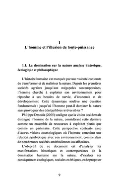 Quand l'homme n'aura plus de place pour la nature, la nature en aura-t-elle pour lui ?