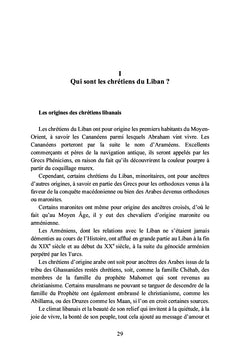Les chrétiens libanais