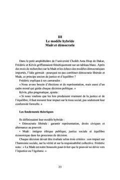La Maât ou la démocratie ?