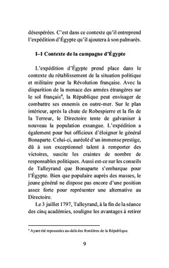 Analyse de la Campagne d'Égypte (1798-1799) au Proche-Orient