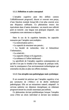 IA et atrophie cognitive