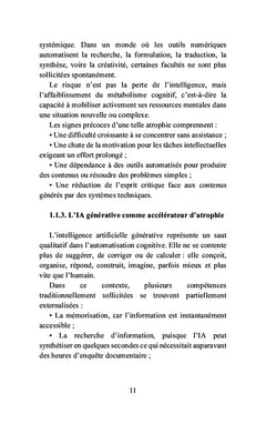 IA et atrophie cognitive