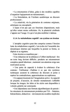 IA et atrophie cognitive