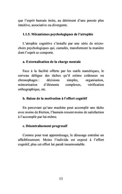 IA et atrophie cognitive