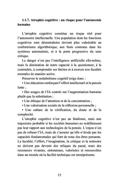 IA et atrophie cognitive
