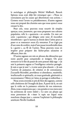 Un chemin vers un monde apaisé
