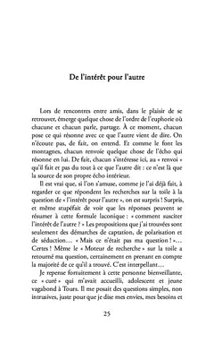 Un chemin vers un monde apaisé