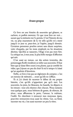 Mémoire,avant qu'elle ne s'efface