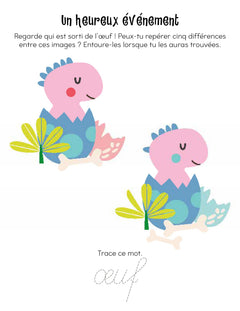Mes premières activités - Les dinosaures