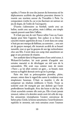 La fille de côté