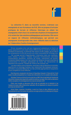 Interactions, dialogues, conversations : l'oral en français langue étrangère