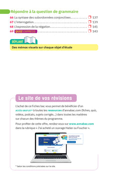 Fiches bac - Français 1re générale & techno Bac 2026