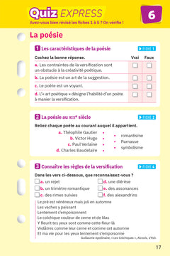 Fiches bac - Français 1re générale & techno Bac 2026