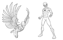 SPIDER-MAN - Mes colos + autocollants - MARVEL