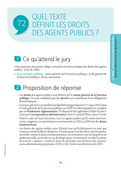Réussite Concours - 150 questions/réponses pour l'oral - concours territoriaux- Préparation complète