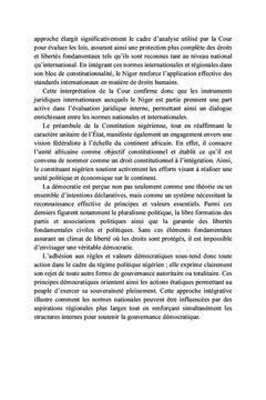 La Constitution nigérienne du 25 novembre 2010