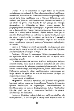 La Constitution nigérienne du 25 novembre 2010