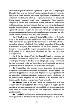 La Constitution nigérienne du 25 novembre 2010
