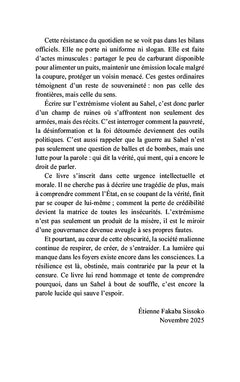 L'extrémisme violent au Sahel