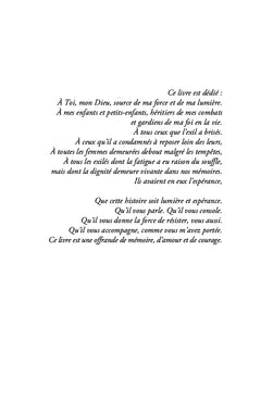 Sous le vent de l'exil, je me suis relevée !