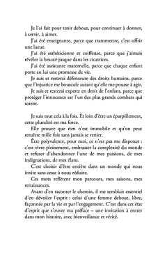 Sous le vent de l'exil, je me suis relevée !