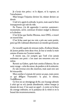 Sous le vent de l'exil, je me suis relevée !