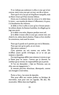 Sous le vent de l'exil, je me suis relevée !
