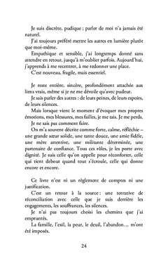 Sous le vent de l'exil, je me suis relevée !