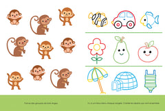 En route pour la maternelle - Livre de jeux 3+