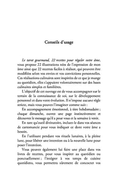 Le tarot gourmand